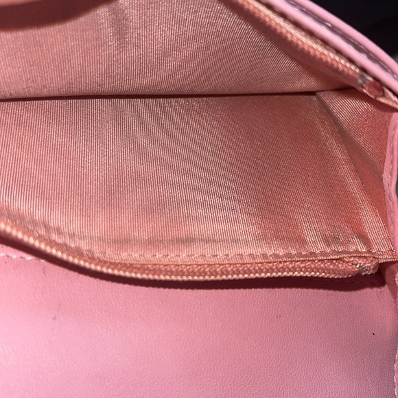 CHANEL boy pink flap long wallet lambskin quilted dust bag included - Picture 13 of 16